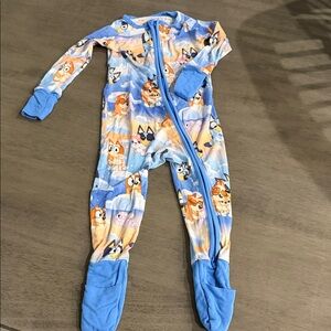 Little Sleepies Bluey Kids One Piece Pajama
